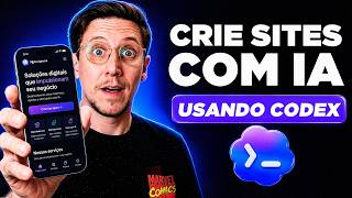 Como criar e hospedar um site profissional usando IA e Codex